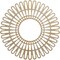 Ekena Millwork Cornelius Wood Fretwork Pierced Ceiling Medallion, Hickory, 38"OD x 14 1/8"ID x 3/8"T CMWP38X0375CRHI - alternate 1